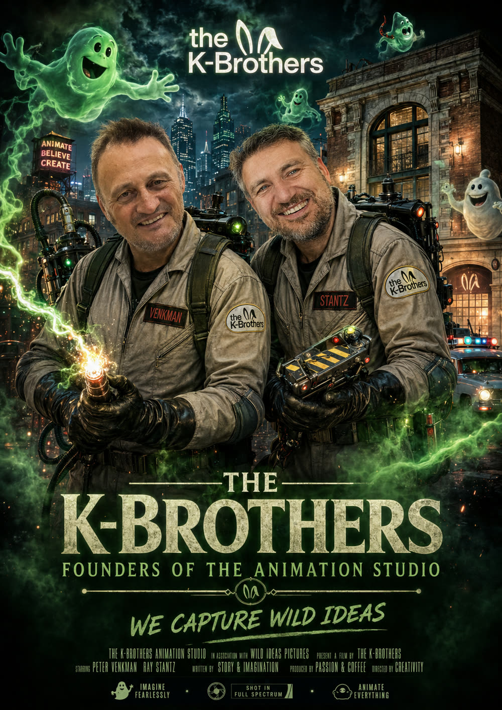 The K-Brothers — versão caça-fantasmas dos fundadores