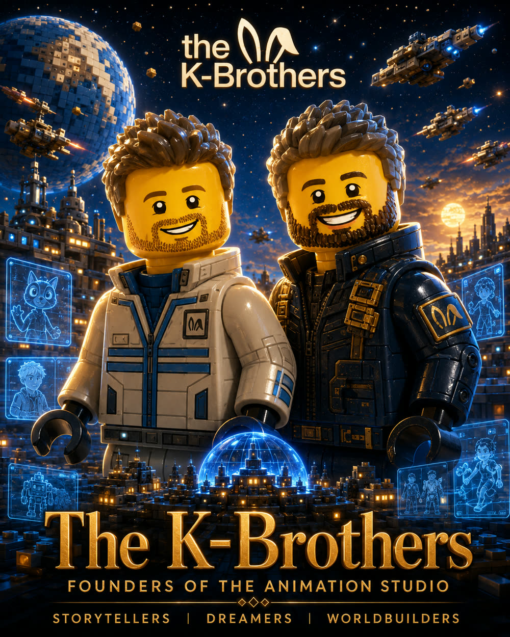 The K-Brothers — versão LEGO dos fundadores