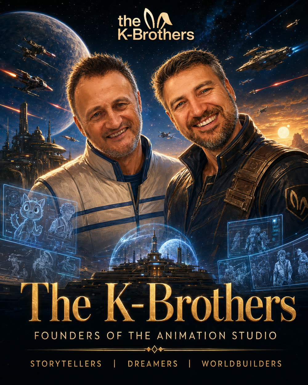 The K-Brothers — versão sci-fi dos fundadores