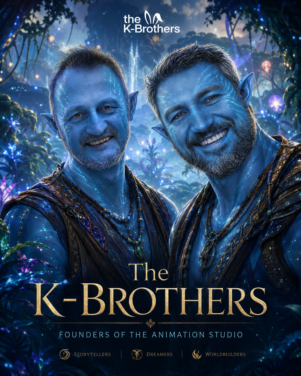 The K-Brothers — versão Avatar dos fundadores